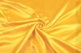 Poly Satin - Golden-gelb Satin, Chiffon, Organza